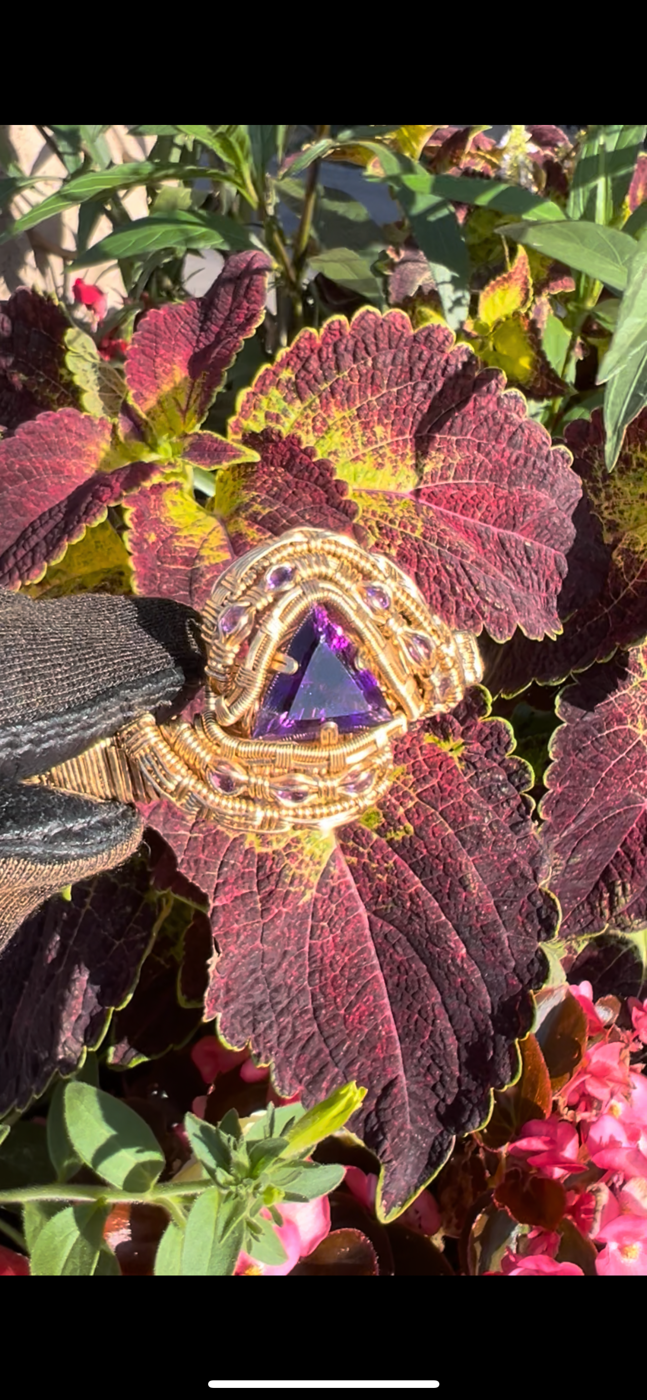 Amethyst 14K Goldfil Bracelet